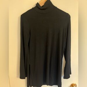 Wilfred Free Black Turtleneck Tunic Sweater